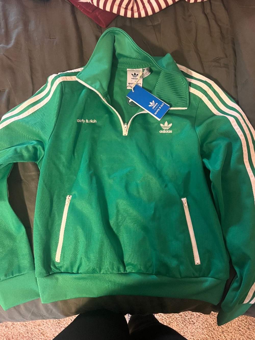 Sporty & Rich x Adidas jacket